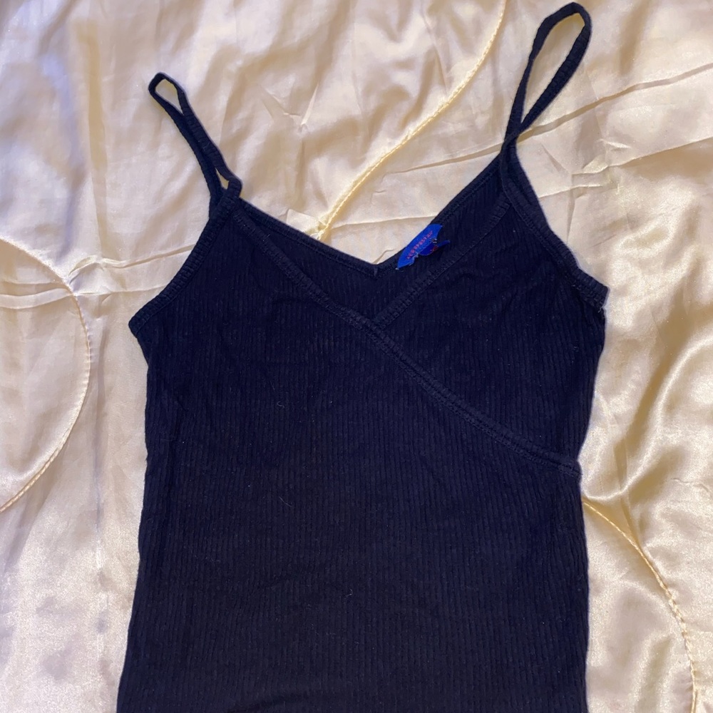 Black spaghetti strap shirt